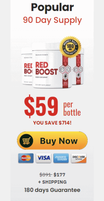 Red Boost 3 bottles